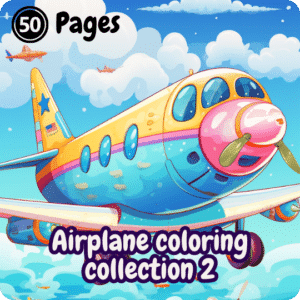 Airplane Coloring Book for Kids – collection 2