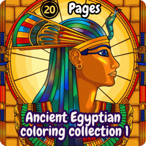 Ancient Egyptian Life and Temples Coloring Book 1