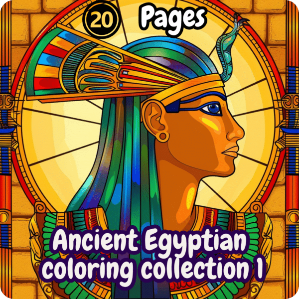 Ancient Egyptian Life and Temples Coloring Book 1