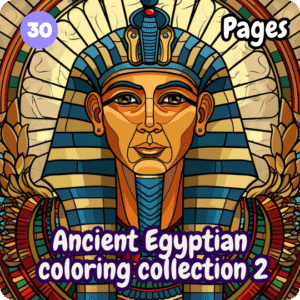 Ancient Egyptian Life and Temples Coloring Book 2