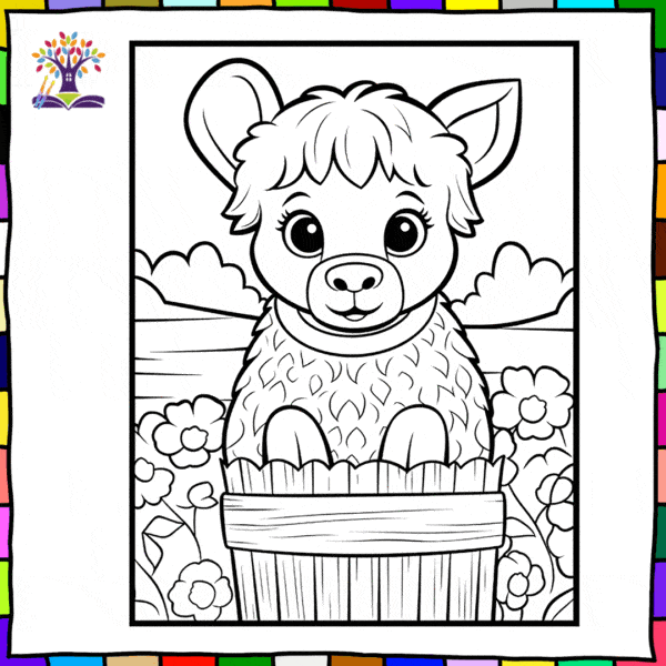 cute animals coloring book for toddlers and kids V7 - Image 2