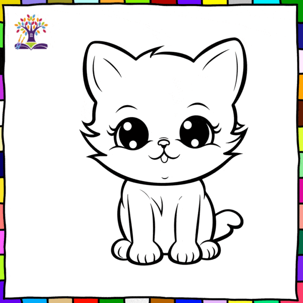 cute animals coloring book for toddlers and kids V5 - Image 2