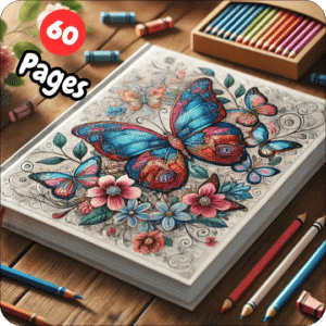 V2 Butterflies Coloring Book