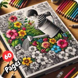 v1 spring coloring book