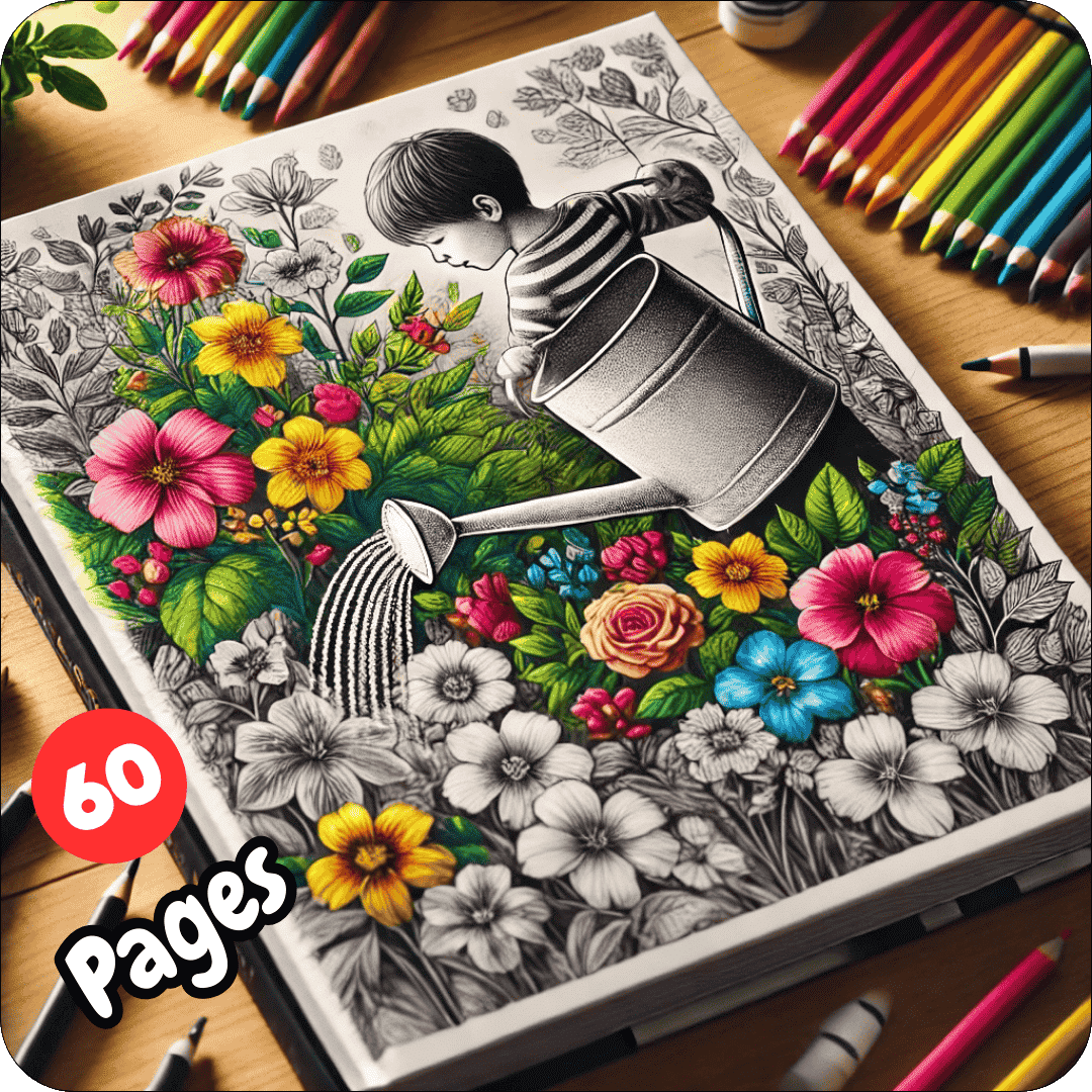 v1 spring coloring book